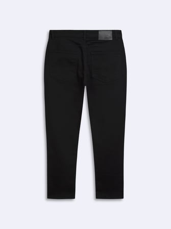Renar L Tapered Slim Orta Bel Siyah Jean Pantolon