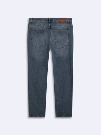 Renar L Tapered Slim Orta Bel Mid Indigo Jean Pantolon
