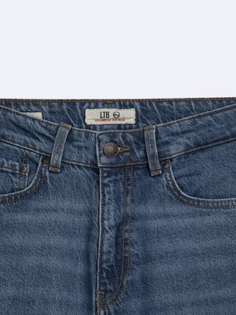 Elvıra Daralan Paça Yüksek Bel Mid Indigo Jean Pantolon