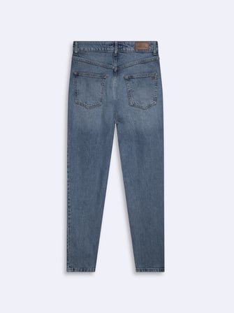 Elvıra Daralan Paça Yüksek Bel Mid Indigo Jean Pantolon