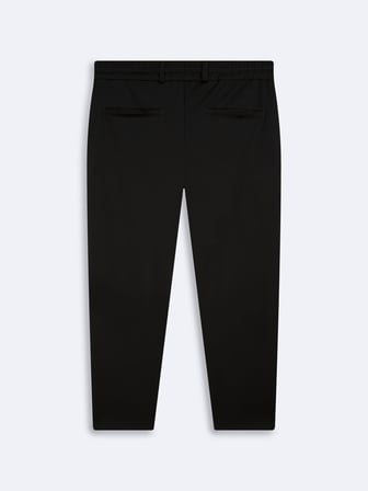 Regular Fit Bağlama Detaylı Siyah Eşofman