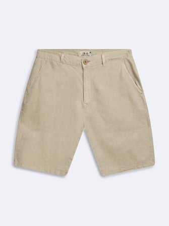 Spor Comfort Fit Bej Bermuda