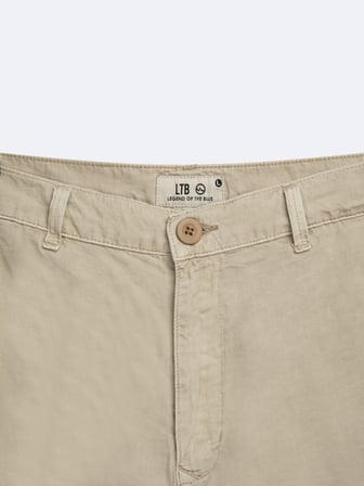 Spor Comfort Fit Bej Bermuda