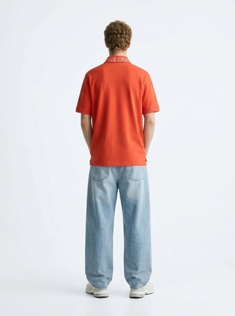 Regular Fit Pike Polo Yaka Turuncu T-shırt