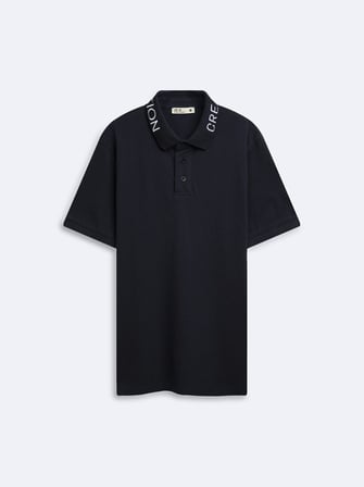 Regular Fit Pike Polo Yaka Lacivert T-shırt