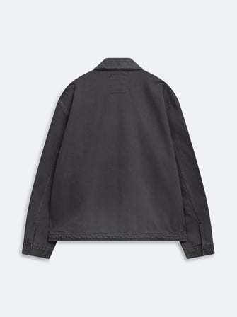 Lennıe Regular Fit Fermuarlı Koyu Gri Jean Ceket