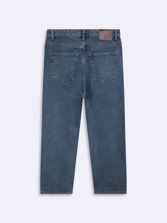 Leron Baggy Mid Indigo Jean Pantolon