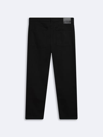 Lıoren L Straight Fit Orta Bel Siyah Jean Pantolon