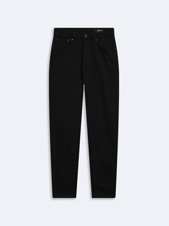 Elvıra Mom Yüksek Bel Siyah Jean Pantolon