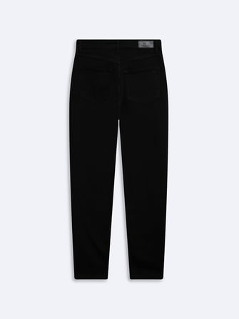 Elvıra Mom Yüksek Bel Siyah Jean Pantolon