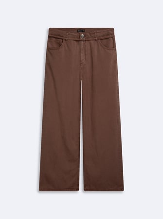 Tencel Kahverengi Pantolon