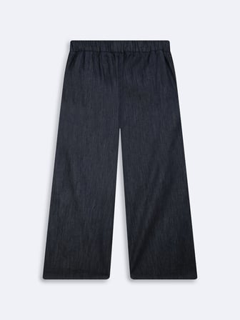 Emılla Comfort Fit Yüksek Bel Dark İndigo Jean Pantolon