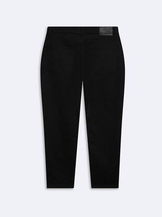 Renar L Tapered Slim Orta Bel Siyah Jean Pantolon