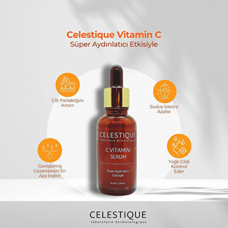 C Vitamini Süper Aydınlatıcı Serum (Niasinamid + Salisilik Asit)