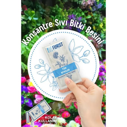Florist Tüm Bitkiler Genel Kullanım Bitki Besini