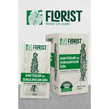 Florist Konsantre Sıvı Kaktüs ve Sukulent Bitki Besini