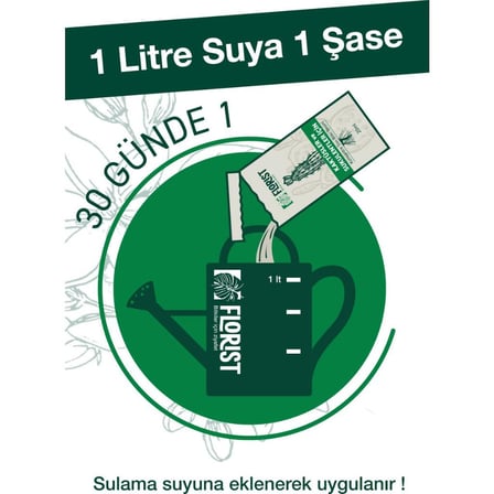 Florist Konsantre Sıvı Kaktüs ve Sukulent Bitki Besini