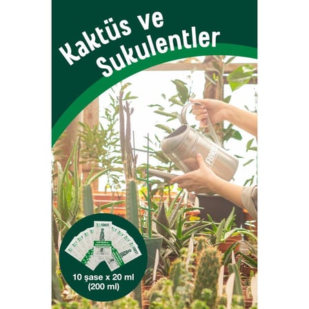 Florist Konsantre Sıvı Kaktüs ve Sukulent Bitki Besini