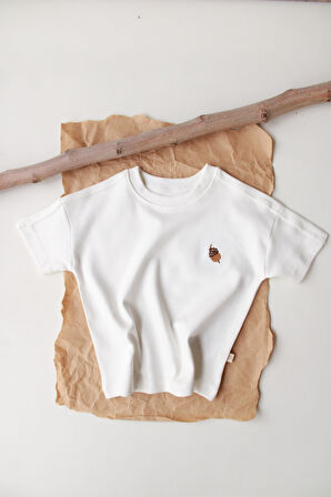 Palamut Nakışlı Oversize T-shirt