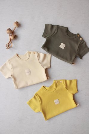 3lü Basic Kısa Kollu Çıt Çıtlı Body Zıbın Model 8