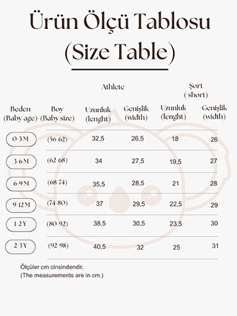 Güneş Baskı Havlu Şort Takım