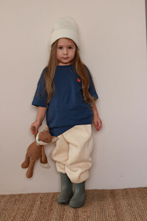 Yengeç Nakışlı Oversize T-shirt