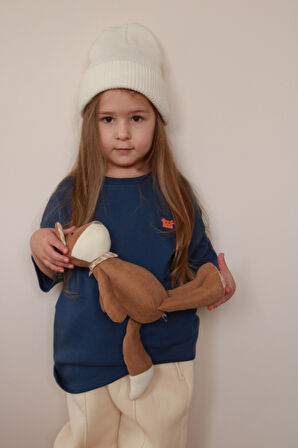 Yengeç Nakışlı Oversize T-shirt