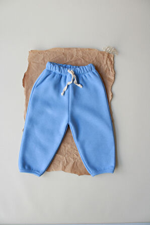 Mavi Biyeli Eşofman Altı