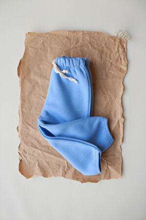 Mavi Biyeli Eşofman Altı