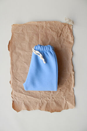 Mavi Biyeli Eşofman Altı