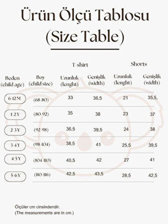 Bej Kontrast Dikişli Asimetrik Şortlu Takım