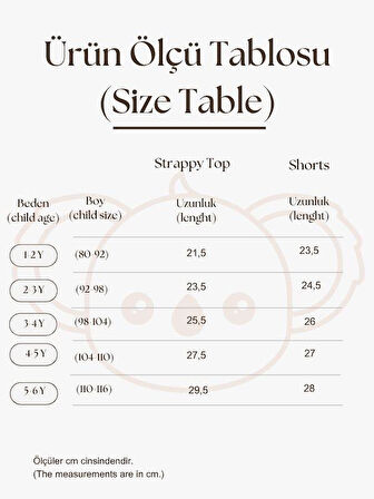 Siyah Çizgili Volanlı Kız Askılı ve Şort Takım