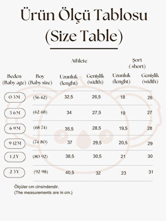 Ağaç Baskı Kaşkorse Atlet Şort Takım