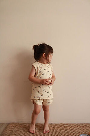 Ağaç Baskı Kaşkorse Atlet Şort Takım