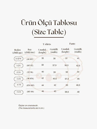 Limon Baskılı T-shirt Müslin Pantolon Takım
