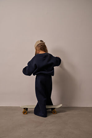 Lacivert Unisex TinyPeak Alt Üst Takım