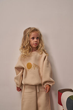 Bej Unisex TinyPeak Alt Üst Takım