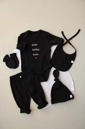 Ohlalakoala Baby Nakışlı 5li Uzun Kollu Yenidoğan Set (0-3 Ay)