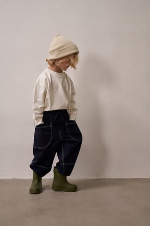 Ohlalakoala Cep Detaylı Unisex Kot Pantolon