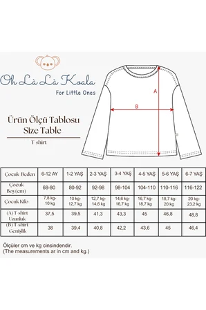 Vizon Nakışlı Oversize Uzun Kollu T-shirt