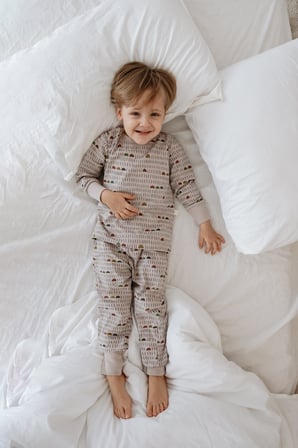 Ohlalakoala Geometrik Baskılı Color Shapes Çocuk Pijama Seti