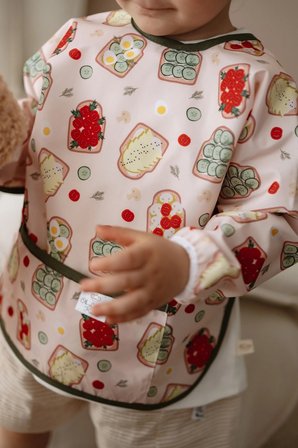 Kahvaltı Uzun Kollu Sıvı Geçirmez Aktivite Önlük (6-36 Ay)