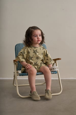 Haki Comfy Cubs Serisi Oversize Tulum