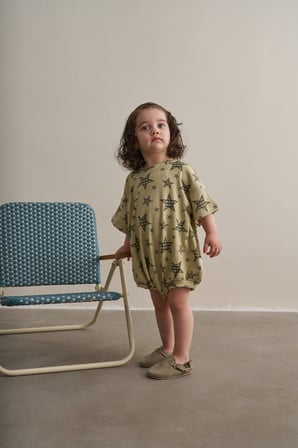 Haki Comfy Cubs Serisi Oversize Tulum