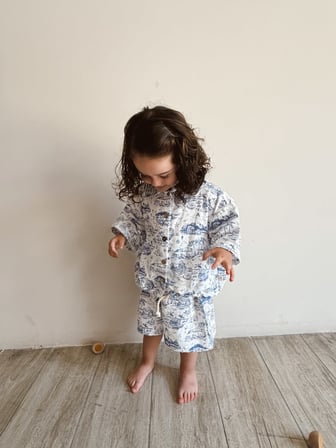 Ohlalakoala Mare Linen Müslin Şortlu Takım