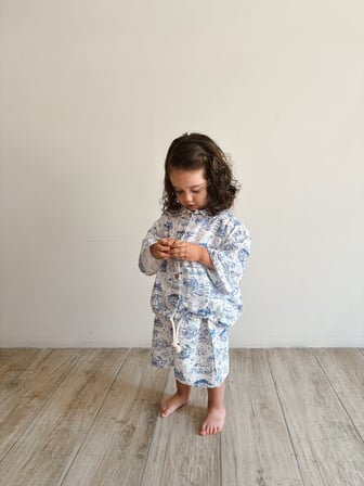 Ohlalakoala Mare Linen Müslin Şortlu Takım