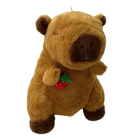 Büyük Boy Kapibara Peluş Oyuncak 35 cm | Yumuşacık Bebek ve Çocuk Uyku Arkadaşı