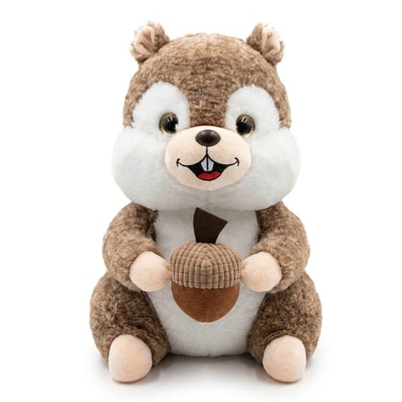 Peluş Sincap 35 cm Büyük Boy | Yumuşak Doku ve Sevimli Tasarım