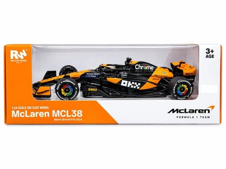 MC LAREN 1:24 MCL38 DIE-CAST MODEL