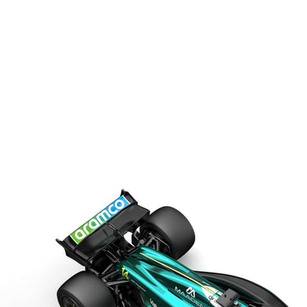1:43 Aston Martin Aramco F1 Çek Bırak Metal Araba - Diecast Formula 1 Yarış Aracı
